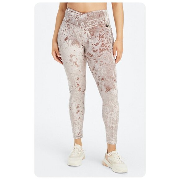 Fabletics Crushed Velour Crossover Legging sz S - Picture 1 of 6